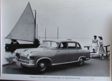 Borgward Hansa 2400 P Travelingcar 1955 Factoryphoto (7829)